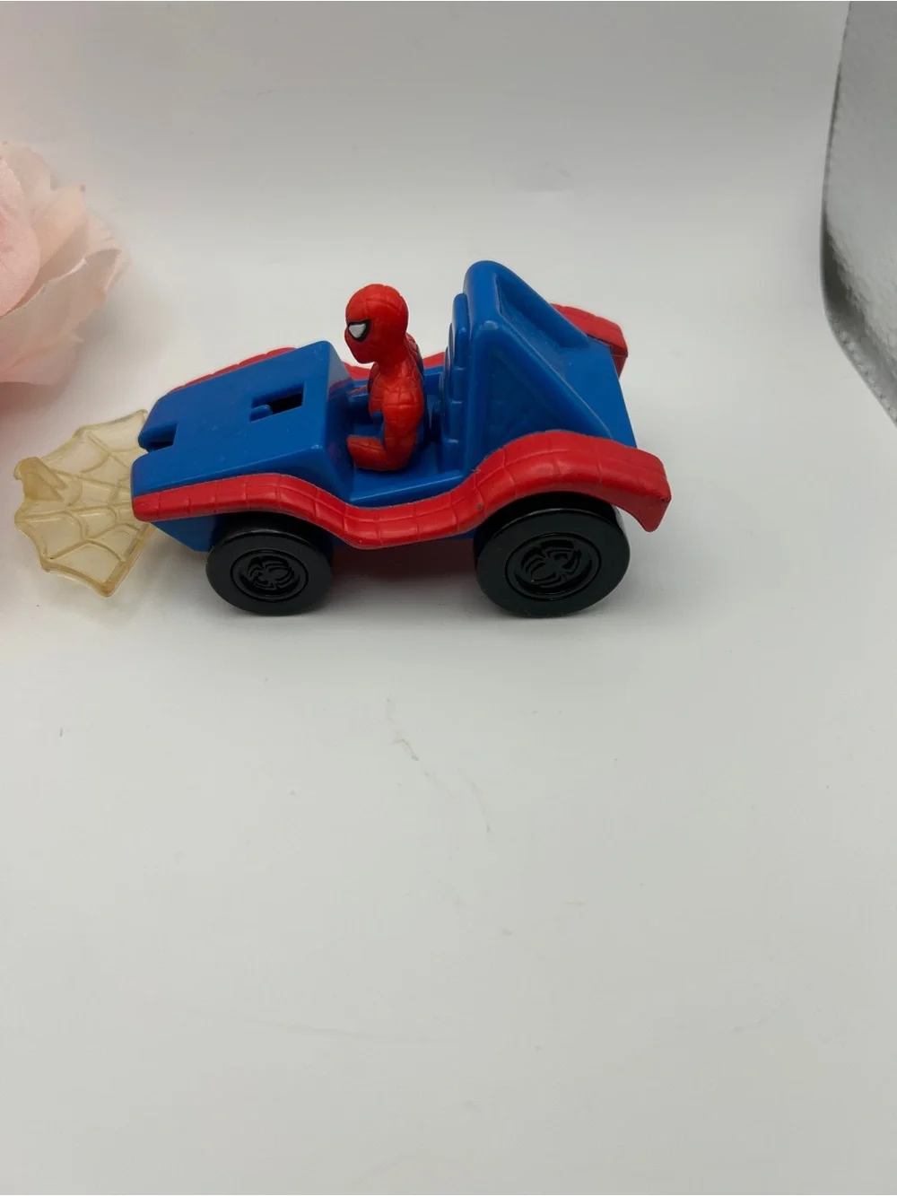 Vintage 1996 Spider-Man Marvel Toy Vehicle with Folding Web Shield